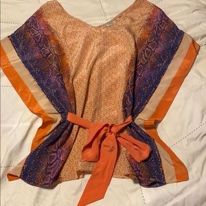 Guess Kimono like top with tie waist